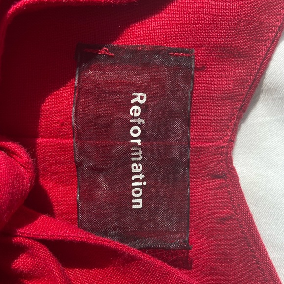 Reformation Strawberry top in Cherry Size small - Picture 5 of 6